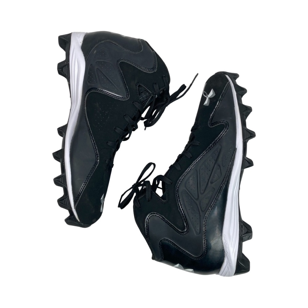 Under Armour Mens UA Renegade Mid Football Cleats Size 9 Black #1242241